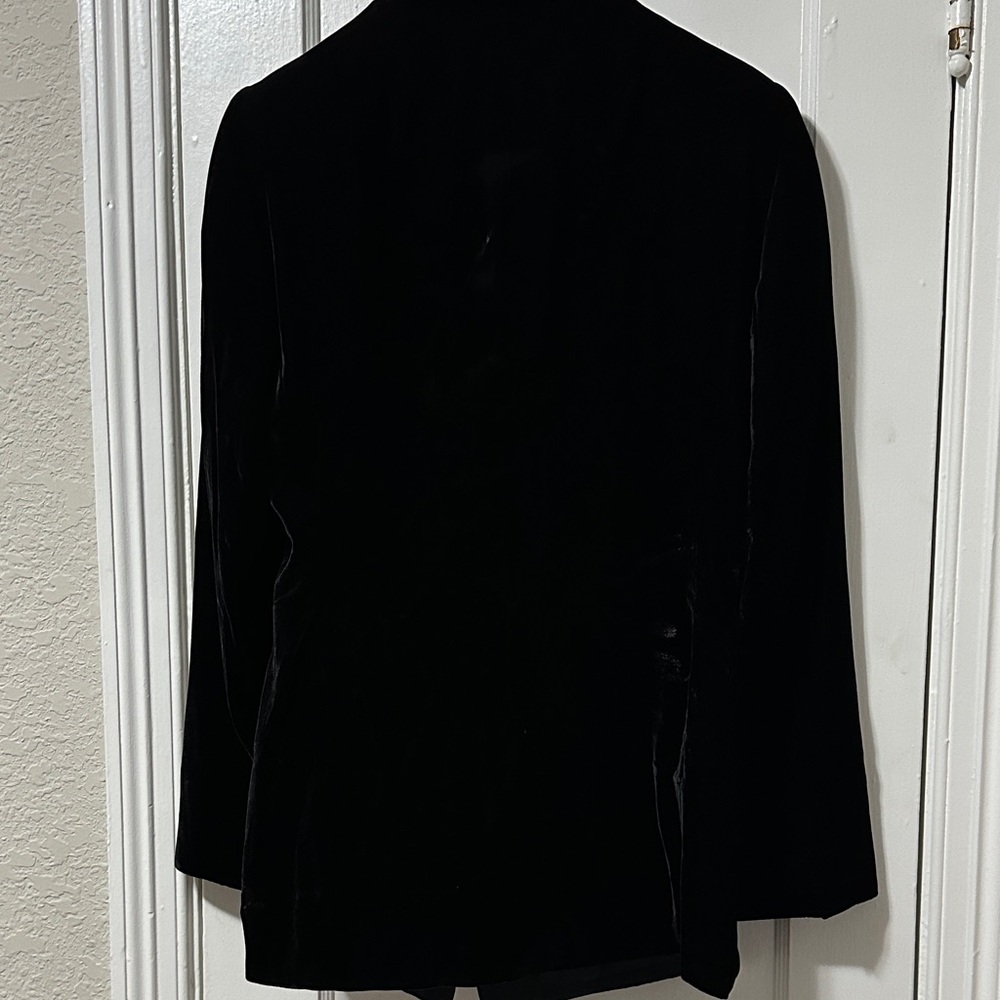 Akris Black Velvet Tailored Blazer - Picture 3 of 14